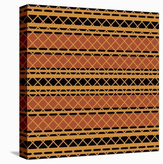 Native American Seamless Pattern-paulrommer-Stretched Canvas