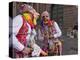 Native Quechua people celebrate the day of San Jeronimo, the patron saint of the city, San Jeronimo-Julio Etchart-Premier Image Canvas