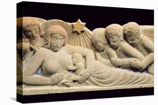 Nativity and the Adoration of the Magi, 1922-Eric Gill-Premier Image Canvas