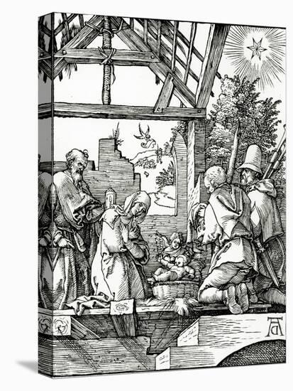 Nativity, from the Small Passion, 1510 (Woodcut)-Albrecht Dürer-Premier Image Canvas