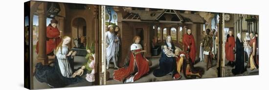 Nativity. The Adoration of the Magi. Purification, 1479-1480.-Hans Memling-Premier Image Canvas