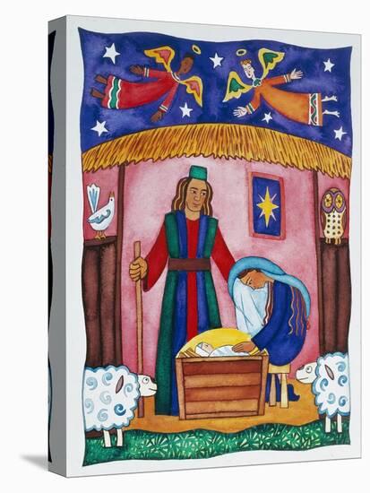 Nativity with Angels-Cathy Baxter-Premier Image Canvas