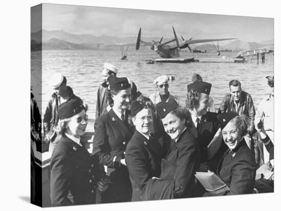 Nats in the Pacific: Group of Navy Nurses Arriving at Noumea-Peter Stackpole-Premier Image Canvas