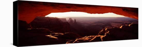 Natural Arch at Sunrise, Mesa Arch, Canyonlands National Park, Utah, USA-null-Premier Image Canvas