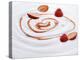 Natural Yogurt with Strawberries and Strawberry Sauce-null-Premier Image Canvas