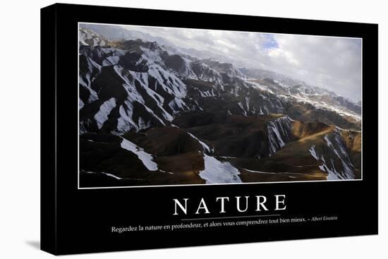 Nature: Citation Et Affiche D'Inspiration Et Motivation-null-Premier Image Canvas