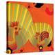 Nature Fan, Rooster Color-Belen Mena-Premier Image Canvas