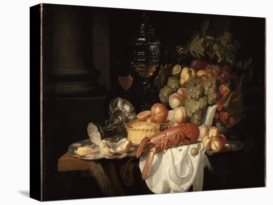 Nature morte au homard-Johannes Hannot-Premier Image Canvas