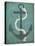 Nautical Anchor Vertical Blue-Ryan Fowler-Stretched Canvas