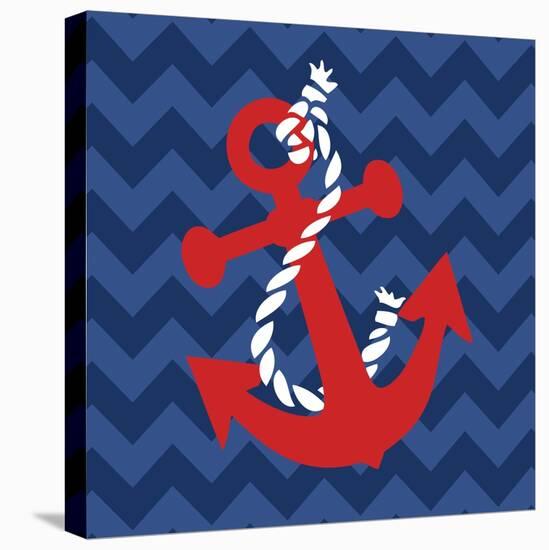Nautical Anchor-N. Harbick-Stretched Canvas