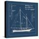 Nautical Blueprint I-The Vintage Collection-Stretched Canvas