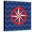 Nautical Compass-N. Harbick-Stretched Canvas