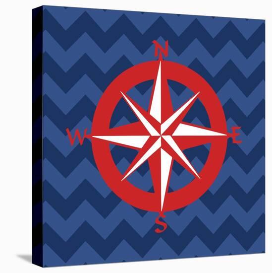 Nautical Compass-N. Harbick-Stretched Canvas