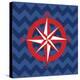 Nautical Compass-N. Harbick-Stretched Canvas