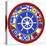 Nautical Flags Circle-Geraldine Aikman-Premier Image Canvas