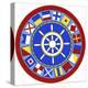 Nautical Flags Circle-Geraldine Aikman-Premier Image Canvas