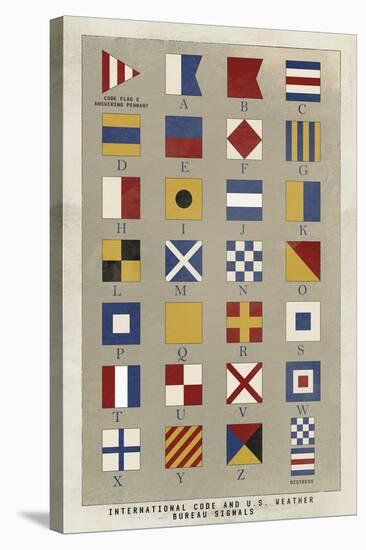 Nautical Flags-Ken Hurd-Stretched Canvas