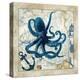 Nautical Octopus-Jill Meyer-Stretched Canvas