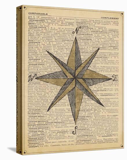 Nautical Series - Nautical Star-Sparx Studio-Stretched Canvas