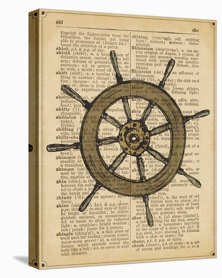 Nautical Series - Ship Wheel-Sparx Studio-Stretched Canvas