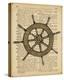 Nautical Series - Ship Wheel-Sparx Studio-Stretched Canvas