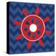 Nautical Wheel-N. Harbick-Stretched Canvas