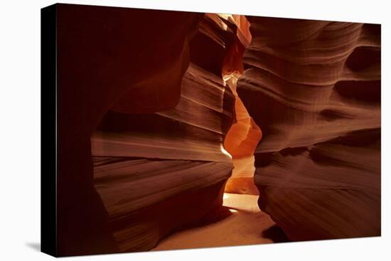 Navajo Nation, Eroded Sandstone Formations in Upper Antelope Canyon-David Wall-Premier Image Canvas