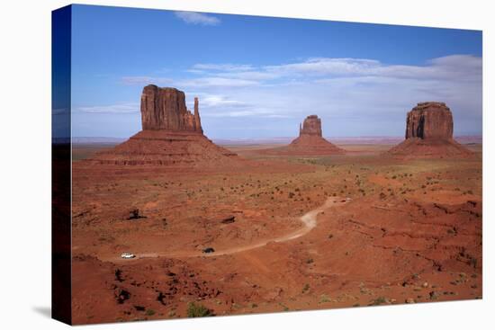 Navajo Nation, Monument Valley, Mittens and Valley Scenic Drive-David Wall-Premier Image Canvas