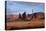 Navajo Nation, Monument Valley, Yei Bi Chei and Totem Pole Rock Column-David Wall-Premier Image Canvas