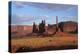 Navajo Nation, Monument Valley, Yei Bi Chei and Totem Pole Rock Column-David Wall-Premier Image Canvas