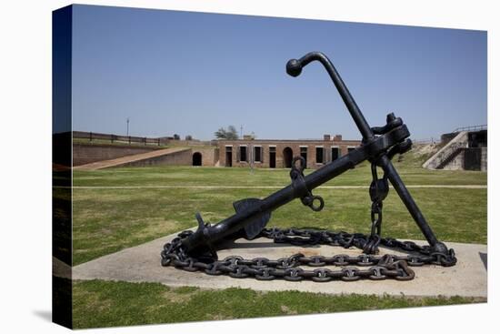 Naval Anchor At Fort Gaines, Al-Carol Highsmith-Stretched Canvas