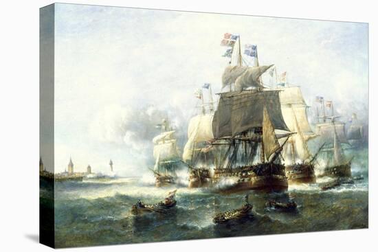 Naval Engagement-Francois Musin-Premier Image Canvas