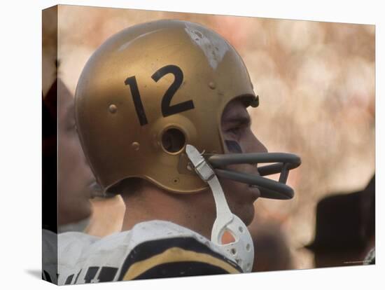 Navy QB Roger Staubach in Action Against University of Texas at the Cotton Bowl-George Silk-Premier Image Canvas