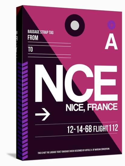 NCE Nice Luggage Tag 1-NaxArt-Stretched Canvas