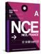 NCE Nice Luggage Tag 1-NaxArt-Stretched Canvas