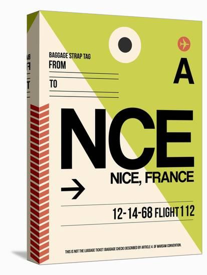 NCE Nice Luggage Tag 2-NaxArt-Stretched Canvas