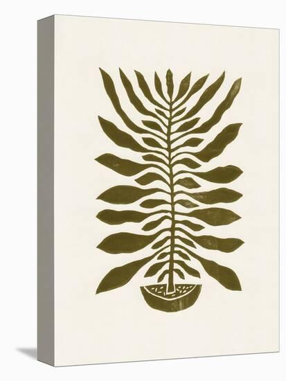 Ne Hundred-Leaved Plant #22 / Lino Print-Alisa Galitsyna-Premier Image Canvas