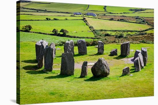 near Glandore, County Cork, Republic of Ireland. Drombeg recumbent stone circle. It is also know...-null-Premier Image Canvas