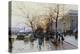 Near the Louvre, Paris-Eugene Galien-Laloue-Premier Image Canvas