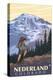 Nederland, Colorado - Mountain Hiker-Lantern Press-Stretched Canvas