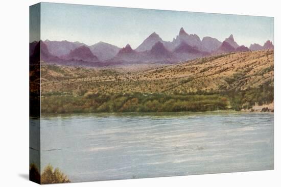 Needles Mountains and Colorado River, California-null-Premier Image Canvas