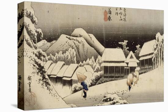 Neige de nuit à Kambara-Ando Hiroshige-Premier Image Canvas