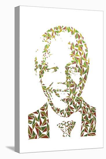 Nelson Mandela-Cristian Mielu-Stretched Canvas