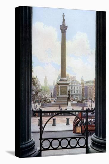 Nelson's Column and Trafalgar Square from the Terrace of the National Gallery, London, C1930S-Spencer Arnold-Premier Image Canvas