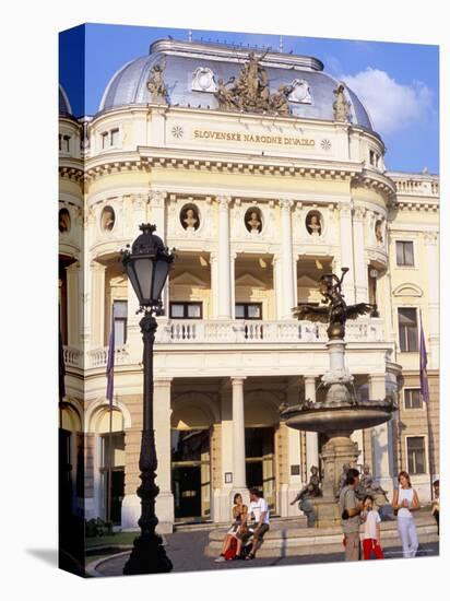 Neo-Baroque Slovak National Theatre, Now Major Opera and Ballet Venue, Bratislava, Slovakia-Richard Nebesky-Premier Image Canvas