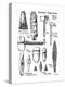 Neolithic Implements of Stone, Flint and Horn, C1890-null-Premier Image Canvas