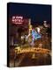 Neon Casino Signs Lit Up at Dusk, El Cortez, Fremont Street, the Strip, Las Vegas, Nevada, USA-null-Premier Image Canvas