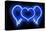 Neon Heart Wings BB-Hailey Carr-Stretched Canvas