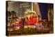 Neon Lights, Las Vegas Strip at Dusk with Flamingo Facade and Palm Trees, Las Vegas, Nevada, Usa-Eleanor Scriven-Premier Image Canvas