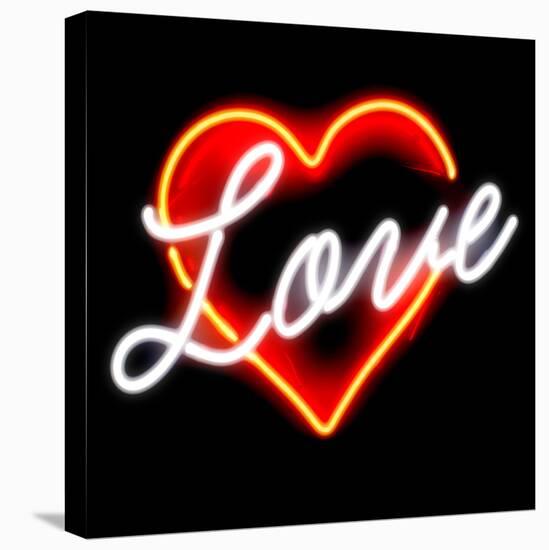 Neon Love RB-Hailey Carr-Stretched Canvas